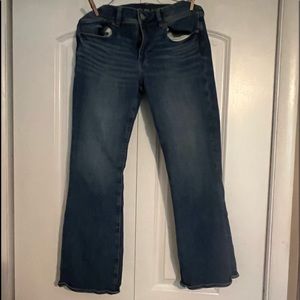 American Eagle kick boot next level stretch jeans. Wide leg